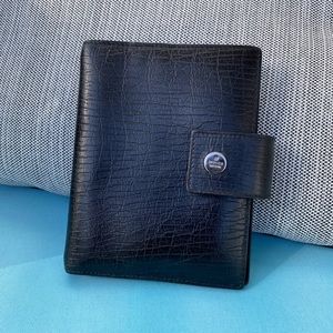 Gucci black leather agenda